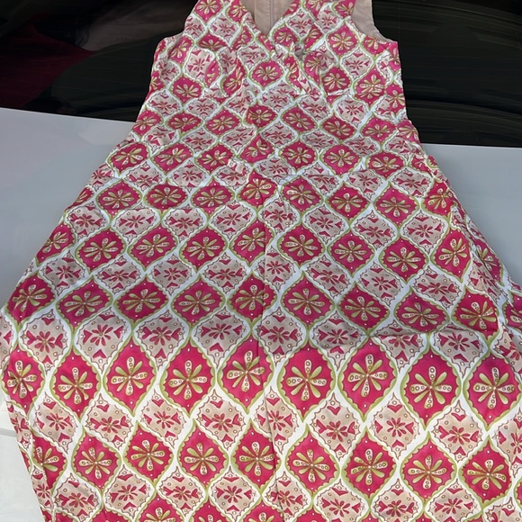 Maxi silk lined dress - Picture 2 of 3